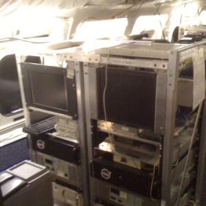 ATM instrument station installed on the DC-8