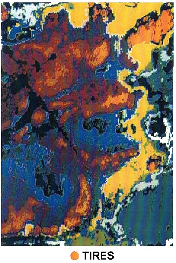 video frame with tires