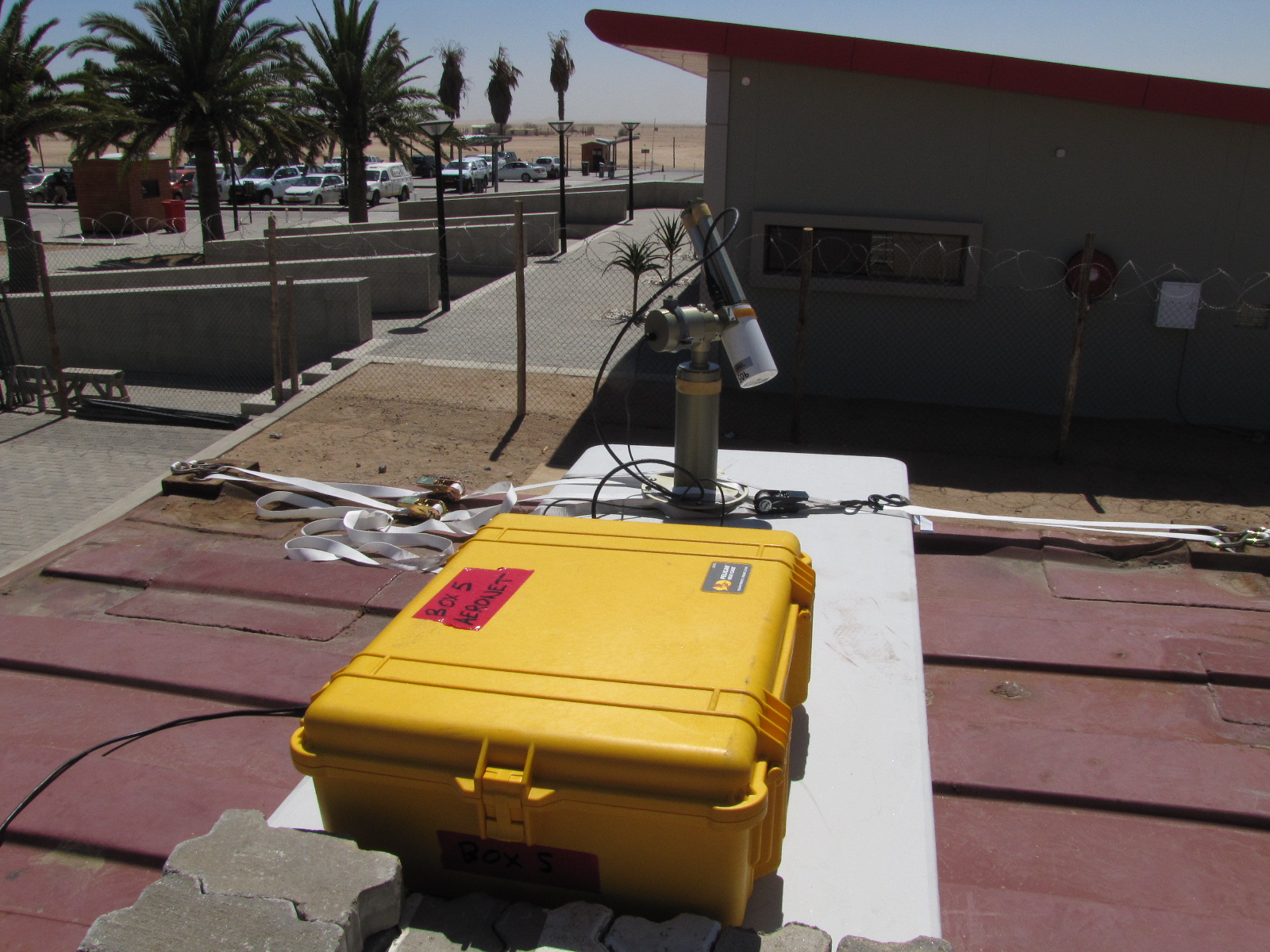 Cimel Installation at Walvis Bay Airport | NASA Airborne Science Program