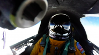 65,000 feet above Earth, the NASA ER-2 high-altitude pilot calmly waits to adjust course and intercept lightning producing storms. Credit: NASA