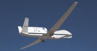 NASA Global Hawk 872 is shown during an instrument checkout flight in late 2013 for the ATTREX mission conducted early this year. Image Credit:  NASA / Tom Miller