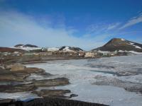 View of McMurdo Station from Hut Point.