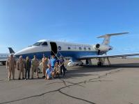 A team of pilots, operations engineers, instrument scientists and maintenance crews deployed to Kona, Hawaii in December in support of NASA’s C-20A rapid response mission to map lava flows of the Mauna Loa volcanic eruption.