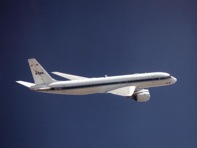 NASA's DC-8 airborne laboratory. Credits: NASA/AFRC