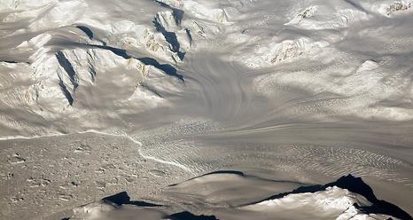 Glaciers seen during NASA's Operation IceBridge research flight to West Antarctica on Oct. 29, 2014. Image Credit:  NASA/Michael Studinger