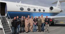 Flight and ground crew team of NASA's C-20A (G-III) environmental science research aircraft