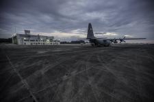 NASA’s C-130 prepares to leave for its first science flight of the fall campaign. Researchers have integrated, tested and calibrated instruments that will help measure the impact the declining annual phase of plankton on the atmosphere. Credits: NASA/Patrick Black