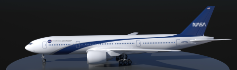 NASA B-777 artist rendition