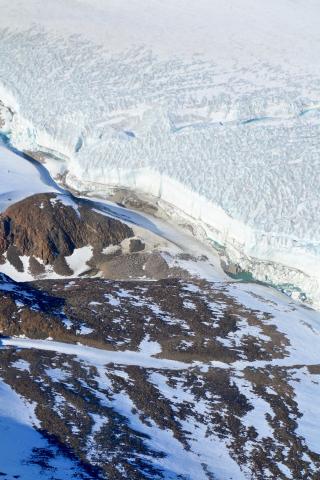 Steep land-terminating cliffs, northeastern Greenland | NASA Airborne ...