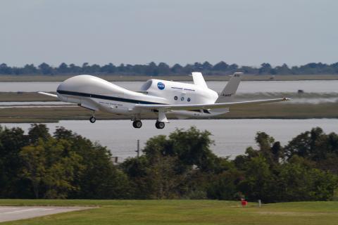 AV-6 takeoff from Wallops (9.19.12)