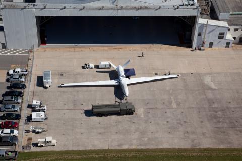 AV-6 outside N-159 at Wallops (Sep 2012)