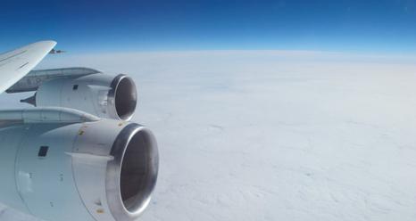 NASA DC-8 over the Pacific