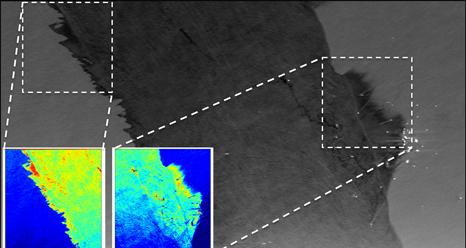 NASA UAVSAR image of the Deepwater Horizon oil spill