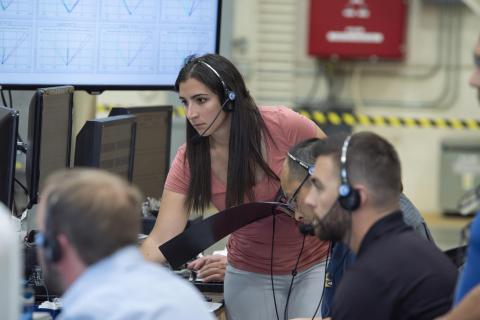 Kirsten Boogaard, Deputy Project Manager for the DC-8 aircraft, leads and manages project planning, integration and resources for airborne science missions since 2020. NASA/Ken Ulbrich