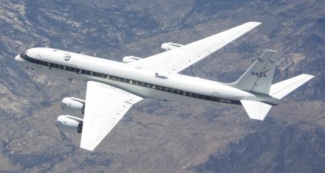 NASA DC-8 flying laboratory