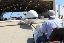 1st time going into the Wallops Flight Facility Hangar (2012)