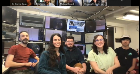 Scientists on the RV Sally Ride are interviewed