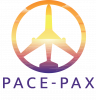 Logo of PACE-PAX mission, which looks like a combination of an aircraft and a peace sign